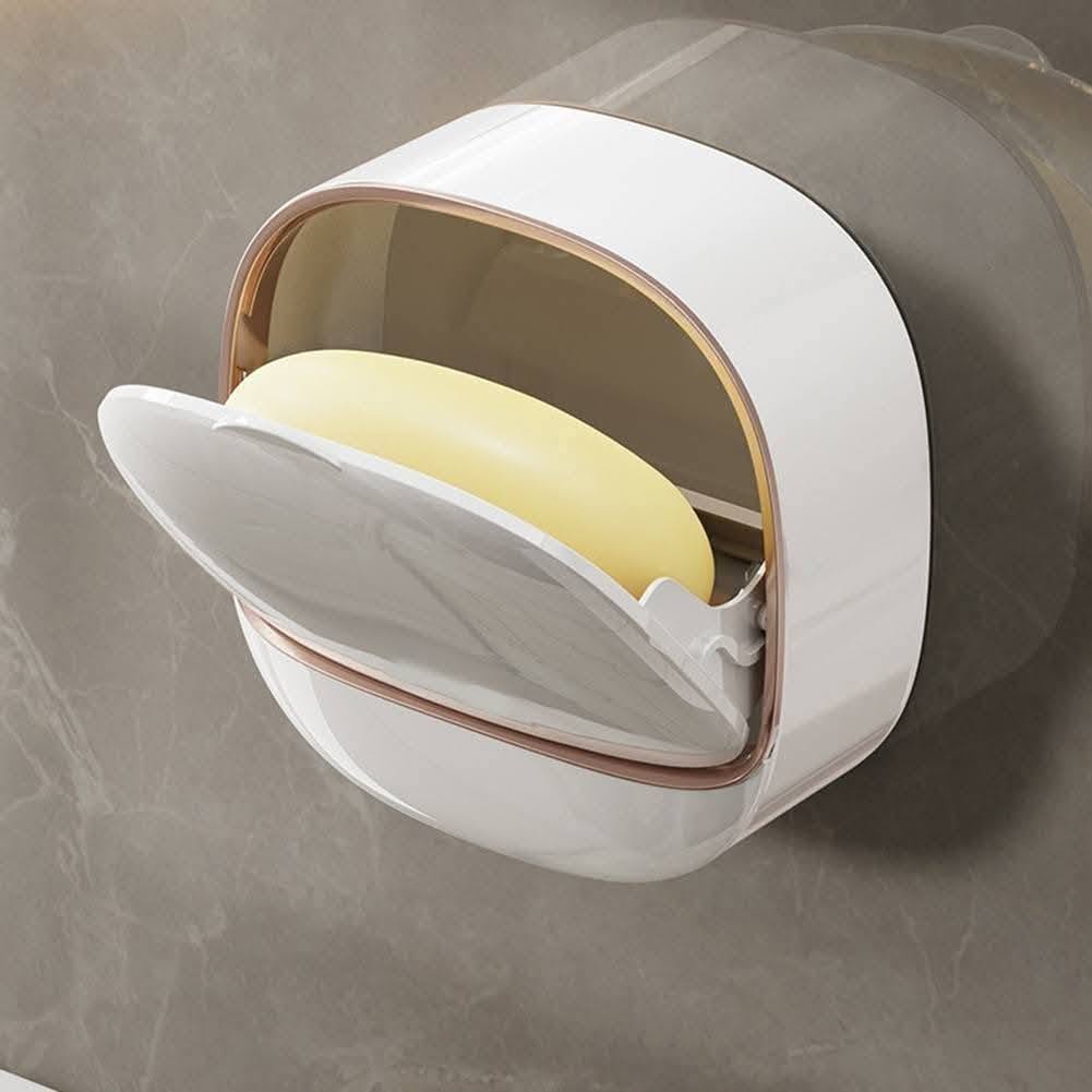 Wall Mounted Soap Holder with Cover